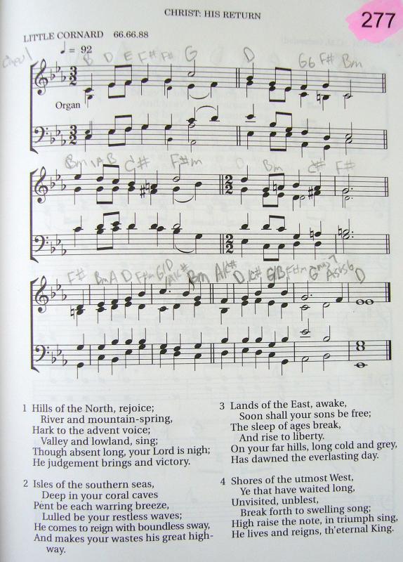 My 2002 Christadelphian Green Hymn Book With Guitar Chords 277 Hills